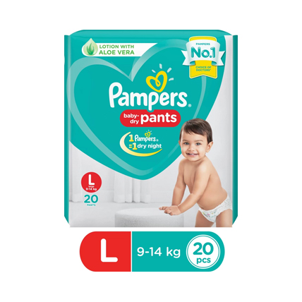 Pampers Baby Diapers Pants Happy Skin Medium 7 To 12 Kg